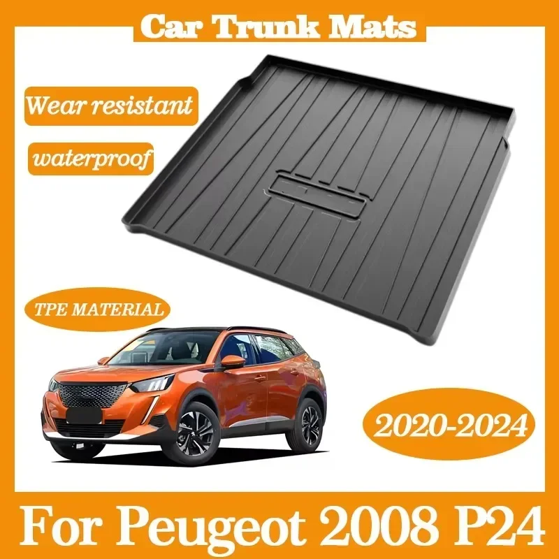 Car Trunk Mats for Peugeot 2008 P24 2023 2022 2020~2024 Anti-dirty Waterproof Carpet TPE Cushion Cover Storage Pad Auto Parts
Car Trunk Mats for Peugeot 2008 P24 2023 2022 2020~2024 Anti-dirty Waterproof Carpet TPE Cushion Cover Storage Pad Auto Parts
