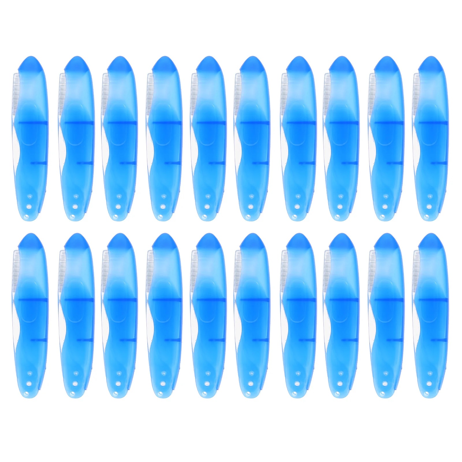 20 Pcs Foldable Toothbrush Cleaning Brushes Household Travel Portable Lightweight Outdoor ABS PP Material Bristles
20 Pcs Foldable Toothbrush Cleaning Brushes Household Travel Portable Lightweight Outdoor ABS PP Material Bristles