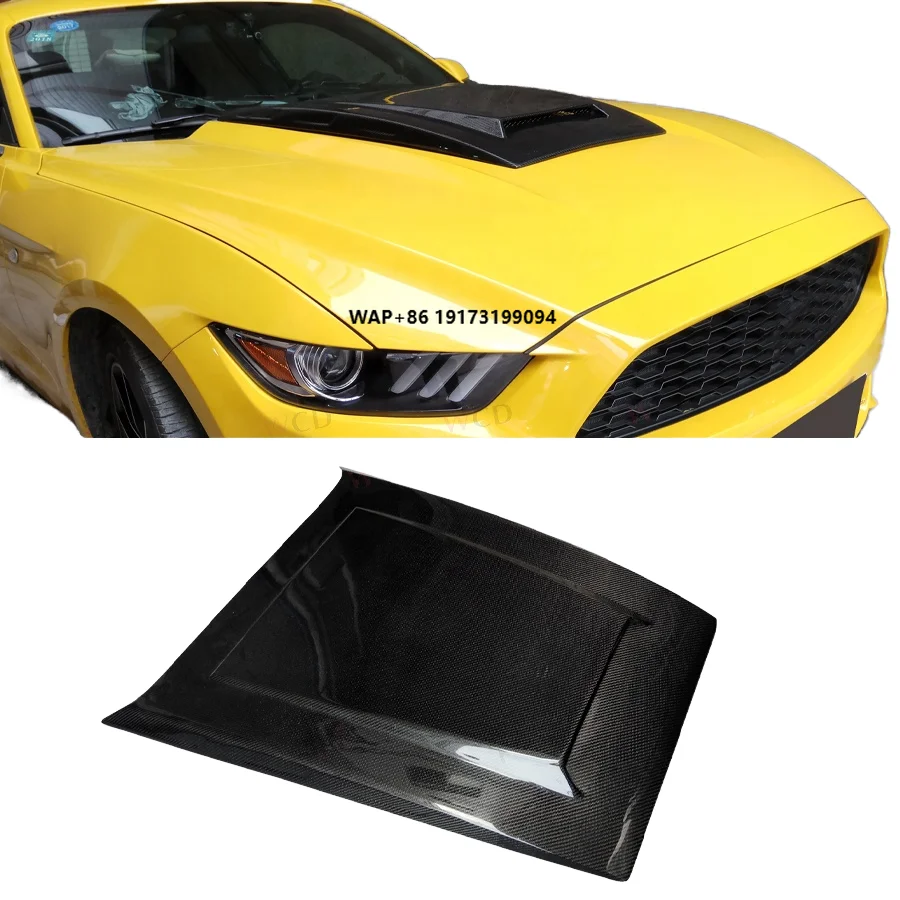 2015-2017 for Ford-Mustang Carbon Fiber Engine Hood Scoop Cover New Condition Car Accessories Body Kit
2015-2017 for Ford-Mustang Carbon Fiber Engine Hood Scoop Cover New Condition Car Accessories Body Kit