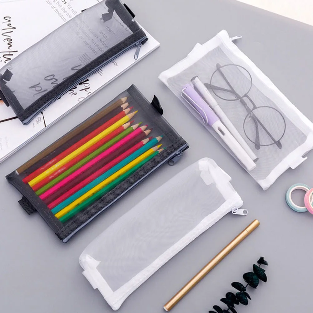 4 Pcs Mesh Pencil Case Small Cases Bag High Capacity Portable Pouch Drawstring Pouches Gauze Bags Student
4 Pcs Mesh Pencil Case Small Cases Bag High Capacity Portable Pouch Drawstring Pouches Gauze Bags Student