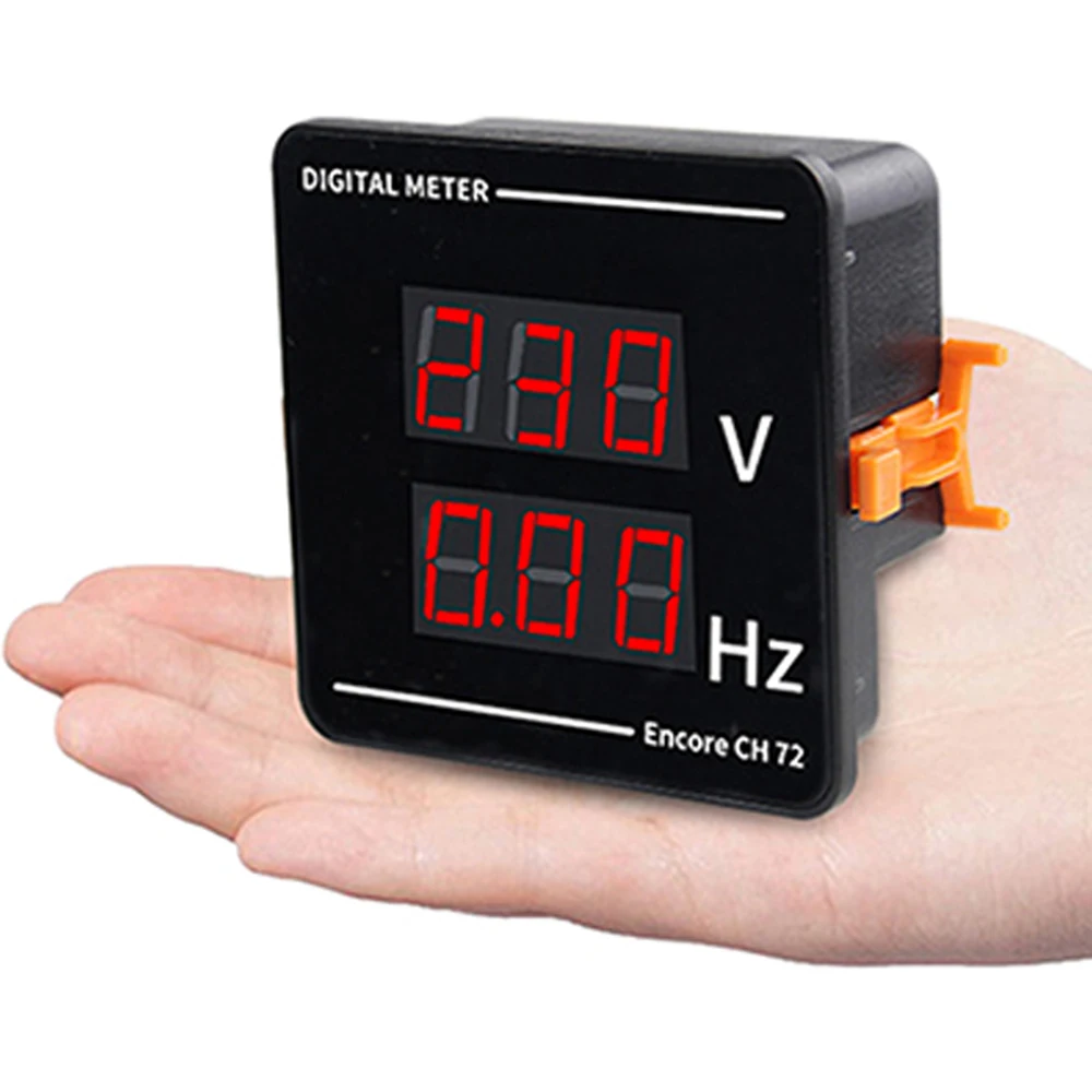AC Combined Meter Voltage Frequency Measuring Instrument Embedded AC50-500V Voltage 10-99.9Hz Frequency Meter Red LED Display
AC Combined Meter Voltage Frequency Measuring Instrument Embedded AC50-500V Voltage 10-99.9Hz Frequency Meter Red LED Display
