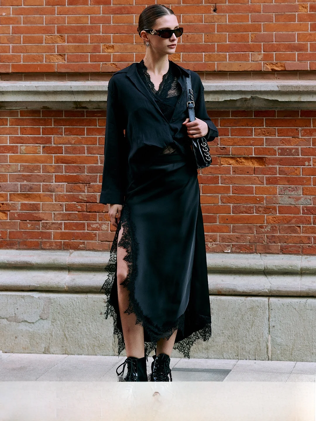 Luna7xi Luxury Feel Asymmetrical Lace Splicing High Waist Slimming A-Line Long Skirt Comfortable Soft Polyester Commute Skirt
Luna7xi Luxury Feel Asymmetrical Lace Splicing High Waist Slimming A-Line Long Skirt Comfortable Soft Polyester Commute Skirt