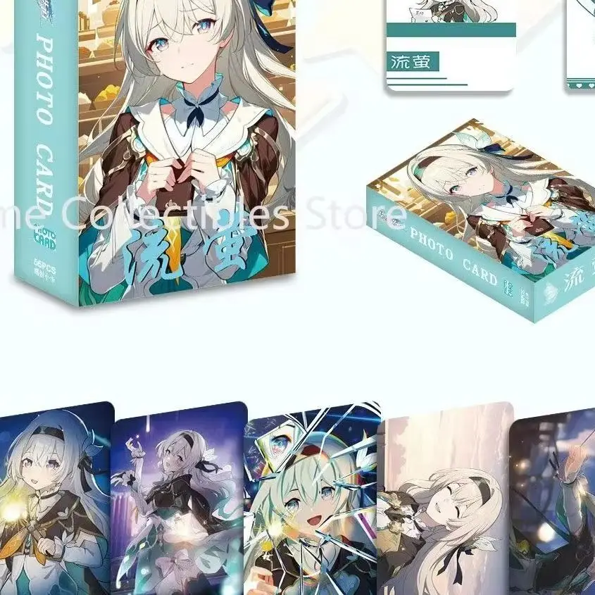 55 Pcs/Set Honkai: Star Rail Firefly Cosplay Laser Lomo Card Photo Card Fans Collection Gift
55 Pcs/Set Honkai: Star Rail Firefly Cosplay Laser Lomo Card Photo Card Fans Collection Gift