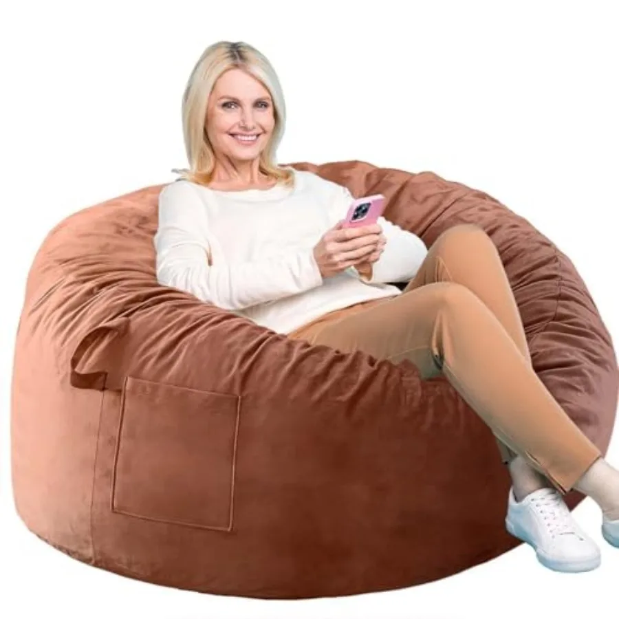 Bean Bag Chairs Memory Foam Stuffing Bean Bag Chair for Adults/Teens/ Velvet Lazy Sofa Furniture with Removable High-Rebound Me
Bean Bag Chairs Memory Foam Stuffing Bean Bag Chair for Adults/Teens/ Velvet Lazy Sofa Furniture with Removable High-Rebound Me
