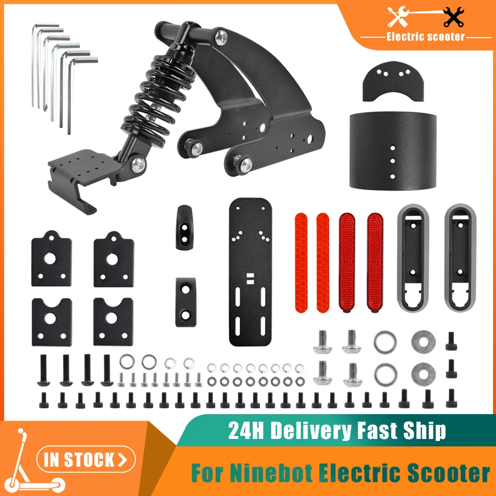 Rear Shock Absorption Part For Segway Ninebot ES1 ES3 Electric Scooter Rear Tube Shock Suspension Kit with Screw Tool Accessorie
Rear Shock Absorption Part For Segway Ninebot ES1 ES3 Electric Scooter Rear Tube Shock Suspension Kit with Screw Tool Accessorie