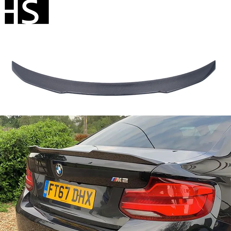 Suitable for 14-20 BMW 2 Series F22 F23/M2 F87 modified CS model carbon fiber rear spoiler
Suitable for 14-20 BMW 2 Series F22 F23/M2 F87 modified CS model carbon fiber rear spoiler