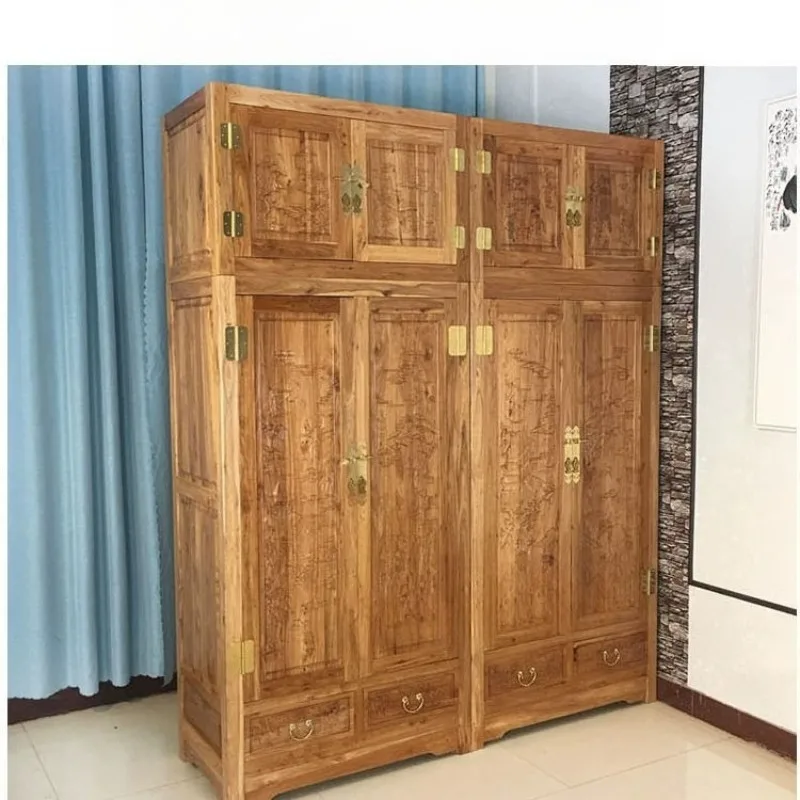 Solid wood furniture locker Solid wood bedroom set combination wardrobe
Solid wood furniture locker Solid wood bedroom set combination wardrobe
