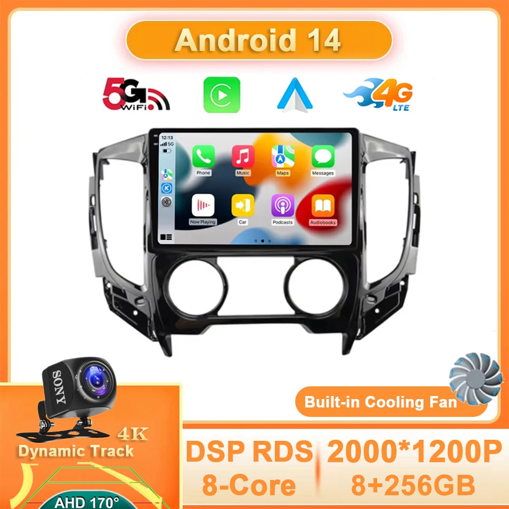 Android 14 Car Radio GPS For Mitsubishi L200 5 2015 - 2019 Multimedia Stereo 4G WIFI Video Player Navigation 360 Camera QLED BT
Android 14 Car Radio GPS For Mitsubishi L200 5 2015 - 2019 Multimedia Stereo 4G WIFI Video Player Navigation 360 Camera QLED BT