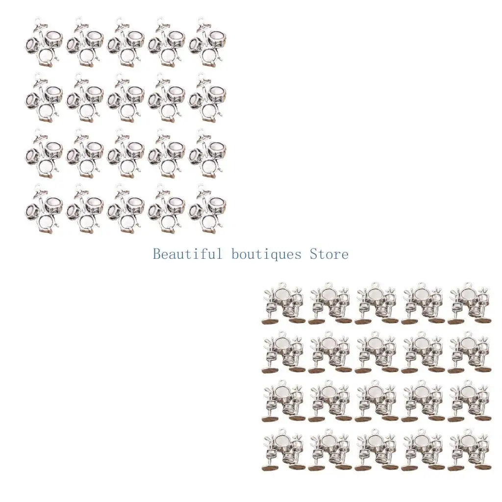 U4LF 20Pieces Vintage Style Musical Instrument Pendants Accessory For Music Lovers And Craft Enthusiasts In Antique Silver
U4LF 20Pieces Vintage Style Musical Instrument Pendants Accessory For Music Lovers And Craft Enthusiasts In Antique Silver
