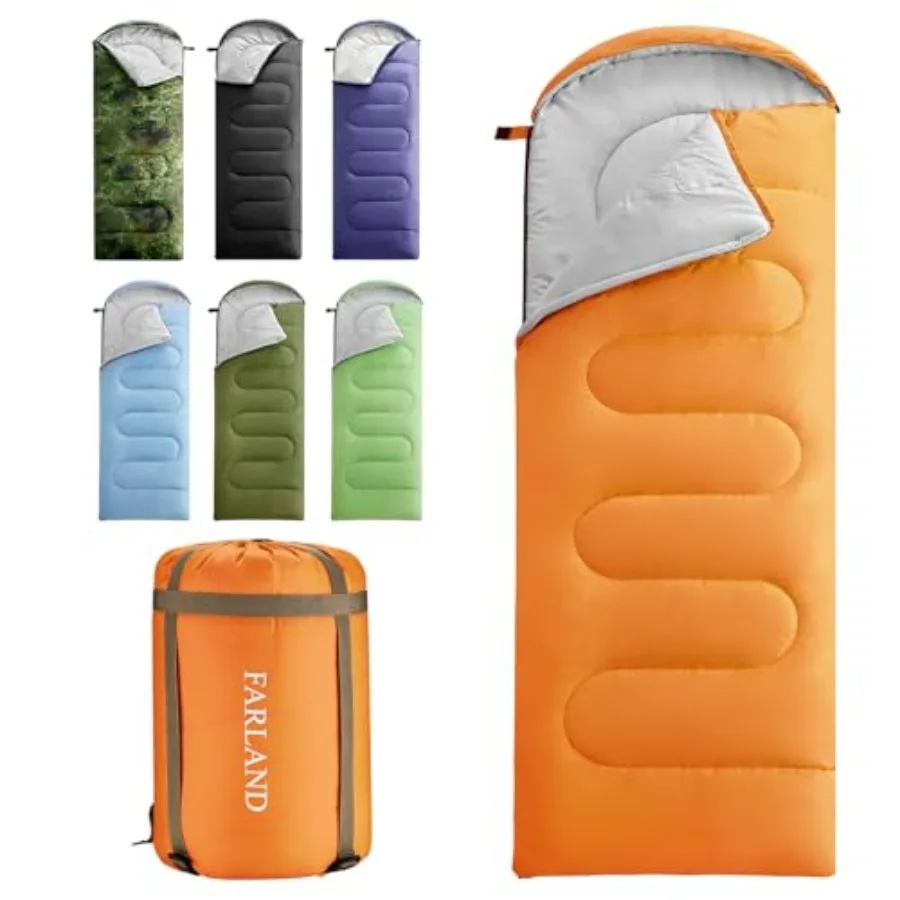 Sleeping Bags for Adults, 3 Season Warm and Cool Weather, Lightweight Camping Sleeping Bag for Family Camping Essentials with C
Sleeping Bags for Adults, 3 Season Warm and Cool Weather, Lightweight Camping Sleeping Bag for Family Camping Essentials with C