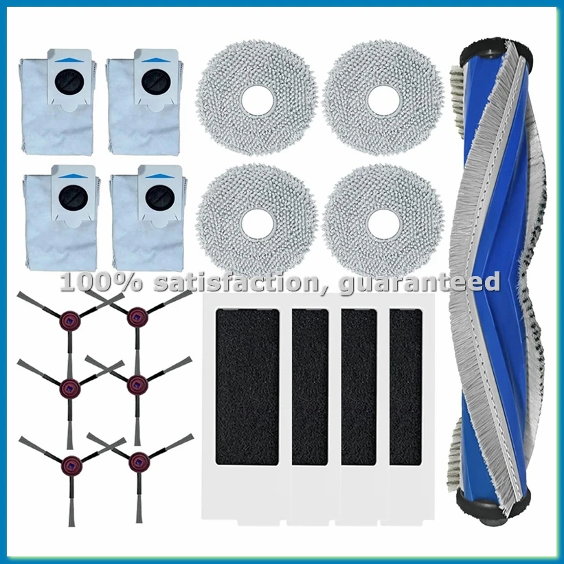 Replacement Parts for T30S Robot Vacuum Main Side Brush HEPA Filter Mop Pad Dust Bag Accessories-A73M
Replacement Parts for T30S Robot Vacuum Main Side Brush HEPA Filter Mop Pad Dust Bag Accessories-A73M