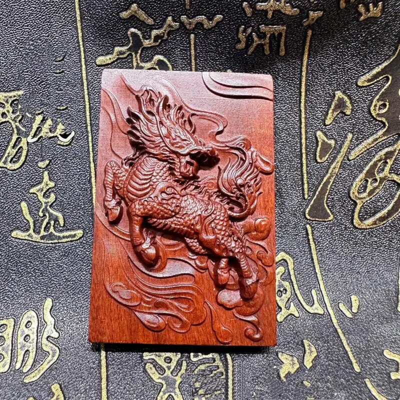 China Exquisite lightning strike jujube wood relief qilin token amulet hanging ornament modern exquisite handicraft
China Exquisite lightning strike jujube wood relief qilin token amulet hanging ornament modern exquisite handicraft