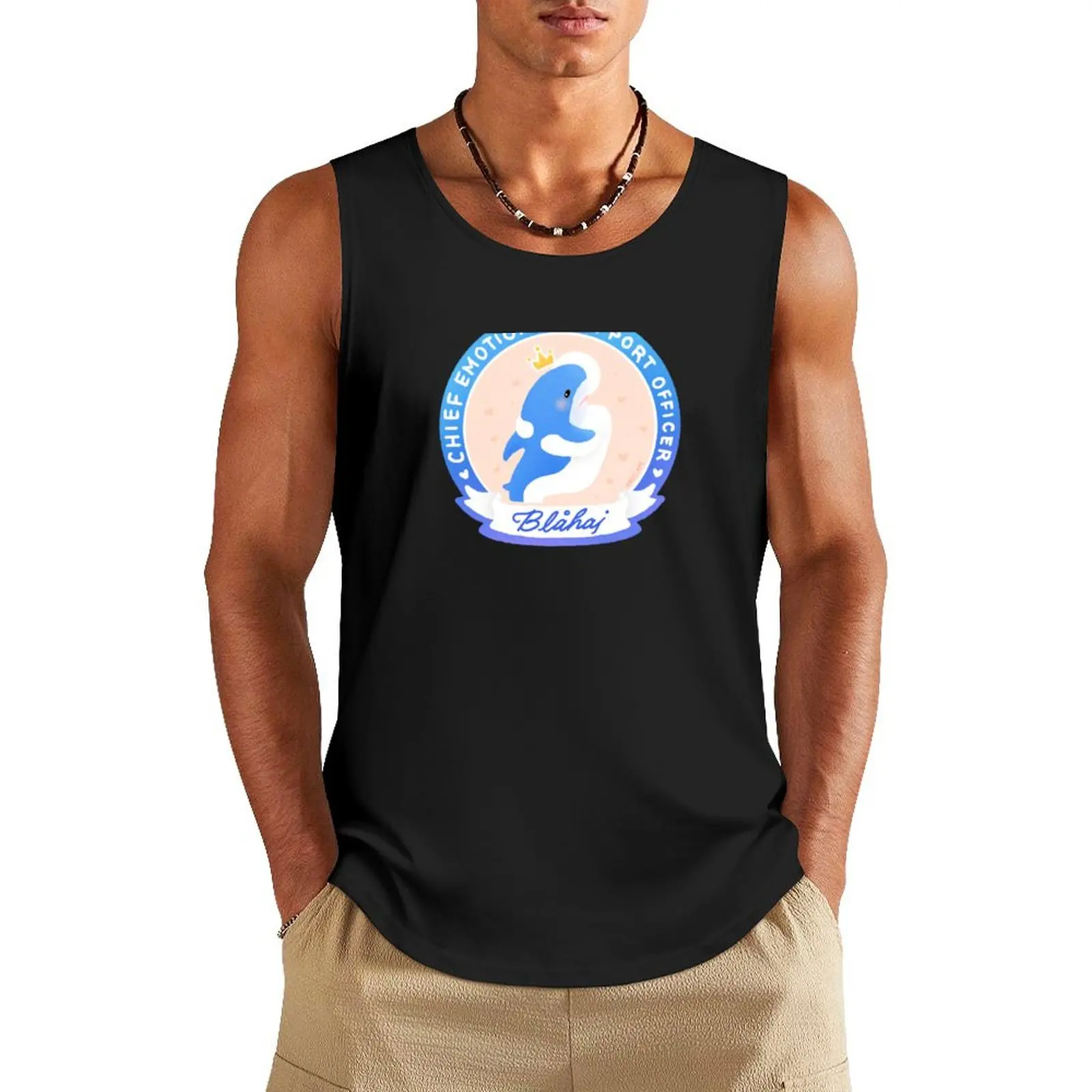 Blahaj: Chief Emotional Support Officer Badge Tank Top gym shirt men T-shirts men
Blahaj: Chief Emotional Support Officer Badge Tank Top gym shirt men T-shirts men