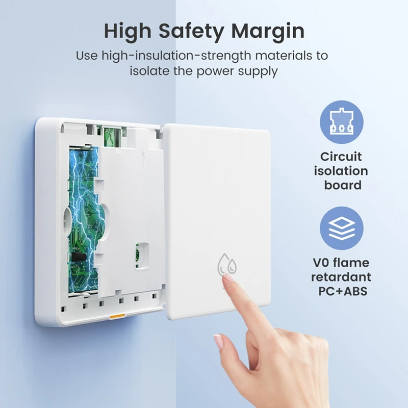 【MARKETING】20A 4000 Вт Wi-Fi RF433 умный переключатель для водонагревателя AI Assistant Tuya настенный переключатель монитор мощности работает белый
【MARKETING】20A 4000 Вт Wi-Fi RF433 умный переключатель для водонагревателя AI Assistant Tuya настенный переключатель монитор мощности работает белый