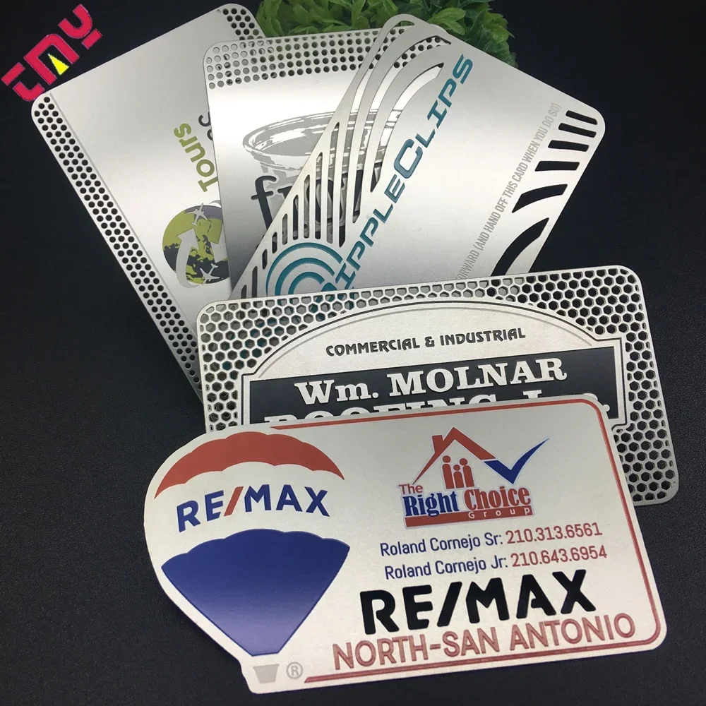 Пользовательский логотип 0,8 мм, лазерная резка для печати, роскошная матовая отделка, черный, белый, розовое золото, деловая металлическая карта из нержавеющей стали со слотом
Пользовательский логотип 0,8 мм, лазерная резка для печати, роскошная матовая отделка, черный, белый, розовое золото, деловая металлическая карта из нержавеющей стали со слотом