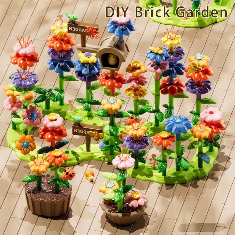 Children'S Building Block Assembly Toys For Boys And Girls, Versatile Garden Flower Arrangement, Large Particle Bouquet Puzzle
Children'S Building Block Assembly Toys For Boys And Girls, Versatile Garden Flower Arrangement, Large Particle Bouquet Puzzle