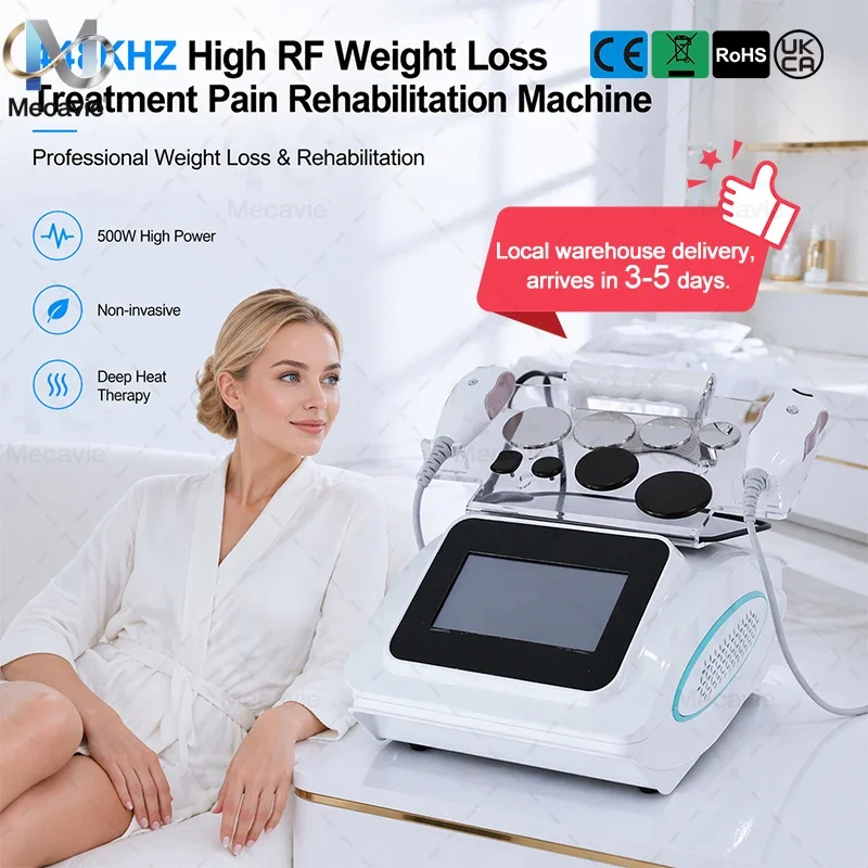 448KHZ RF Tecar Therapy RET CET Diathermy Body Sliming Machine Pain Relief Skin Tightening INDIBA Deep Care Tissue Repair
448KHZ RF Tecar Therapy RET CET Diathermy Body Sliming Machine Pain Relief Skin Tightening INDIBA Deep Care Tissue Repair
