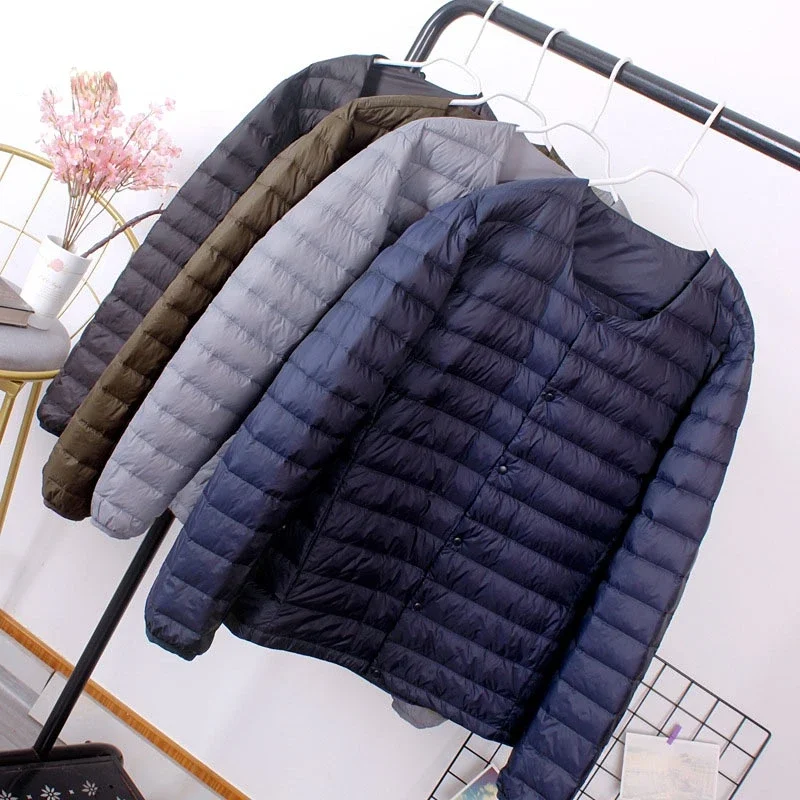 Men White Duck Down Jacket Ultra Light Thin Coat V-Neck Casual Short Outwear Autumn Winter Lining Clothing
Men White Duck Down Jacket Ultra Light Thin Coat V-Neck Casual Short Outwear Autumn Winter Lining Clothing
