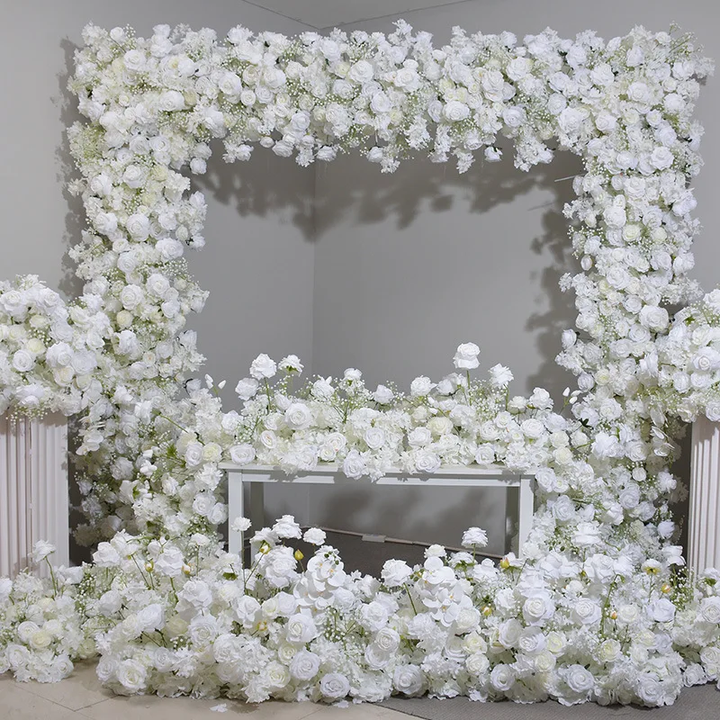 New wedding arrangement simulation flower square arch horn rack decorative flower row proposal window display flower ball row fl
New wedding arrangement simulation flower square arch horn rack decorative flower row proposal window display flower ball row fl