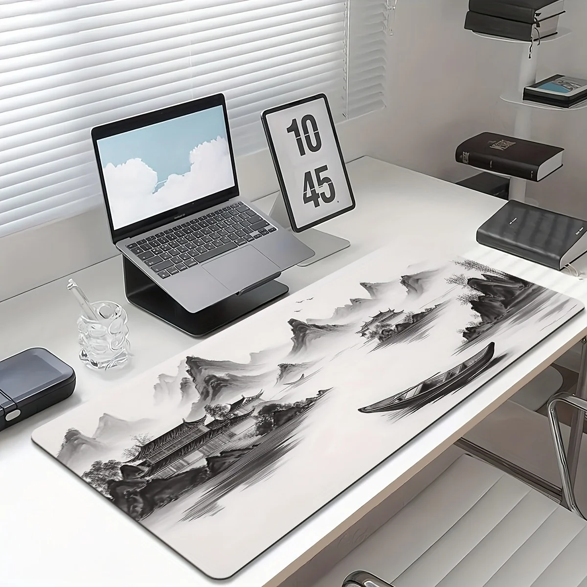 Black and White Ink Landscape Painting Large Mouse Pad for Gaming Office Keyboard Mat Laptop Mouse Pad Study Desk Mat Rubber
Black and White Ink Landscape Painting Large Mouse Pad for Gaming Office Keyboard Mat Laptop Mouse Pad Study Desk Mat Rubber