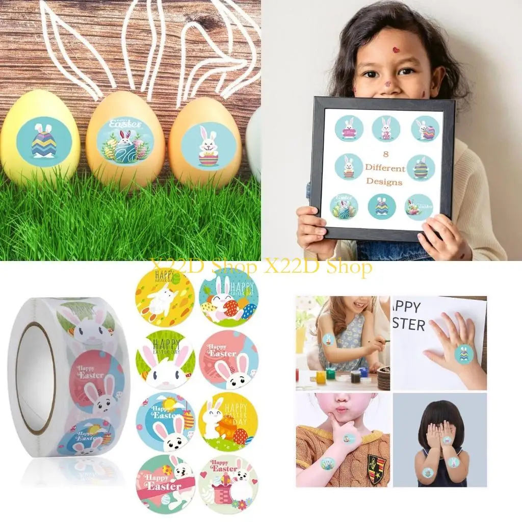X22D 500pcs Easter Stickers Easter Bunny Eggs Roll Stickers Self-Adhesive Decorative Stickers for Spring Party Supplies
X22D 500pcs Easter Stickers Easter Bunny Eggs Roll Stickers Self-Adhesive Decorative Stickers for Spring Party Supplies