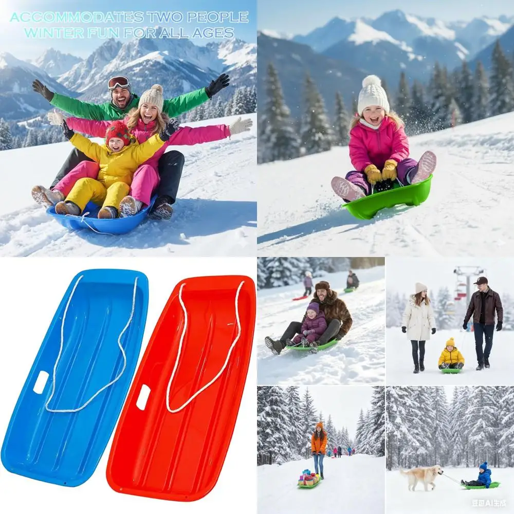 Durable 35 Dual-Person Sled - All-Season Use, Reinforced, High-Capacity for Snow, Beach, and Park Fun
Durable 35 Dual-Person Sled - All-Season Use, Reinforced, High-Capacity for Snow, Beach, and Park Fun