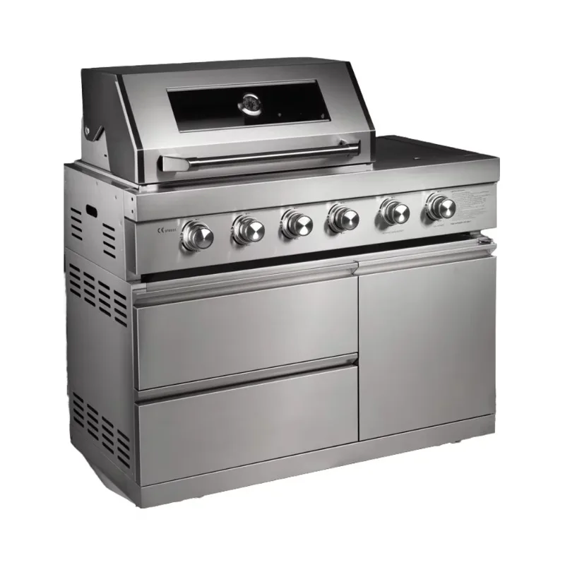 Custom Modern Outdoor Steel BBQ Grills Household Metal Gas Machine with Side Burner for Family Gatherings and Camp Barbecues
Custom Modern Outdoor Steel BBQ Grills Household Metal Gas Machine with Side Burner for Family Gatherings and Camp Barbecues