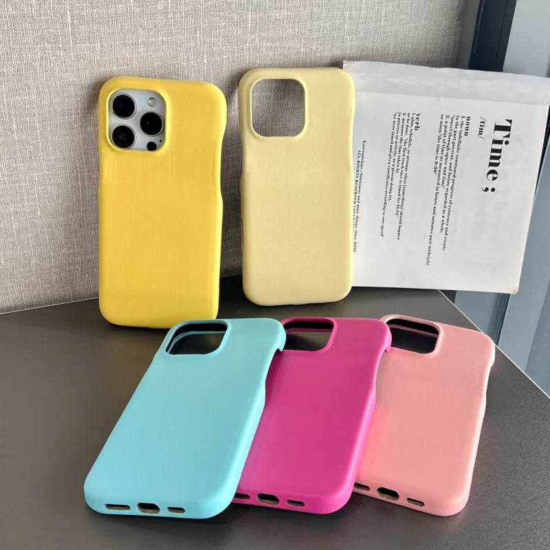 Lambskin-textured plain leather【5Color】Suitable for Apple15promaxKorean-style minimalist solid color phone caseiPhone16New trend
Lambskin-textured plain leather【5Color】Suitable for Apple15promaxKorean-style minimalist solid color phone caseiPhone16New trend