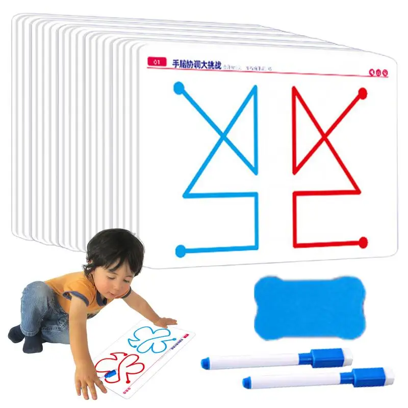Brain Training Card Set 20pcs Brain Training Memory Card Game Enhances Hand-Brain Coordination Card Fosters Left & Right Brain
Brain Training Card Set 20pcs Brain Training Memory Card Game Enhances Hand-Brain Coordination Card Fosters Left & Right Brain