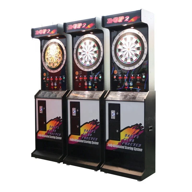 Multiplayer Coin Operated Arcade Electronic Standing up Darts Game Machine for Sports Club Entertainment
Multiplayer Coin Operated Arcade Electronic Standing up Darts Game Machine for Sports Club Entertainment