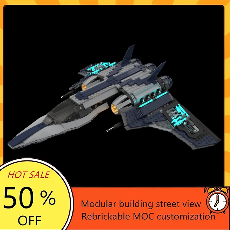 696PCS Popular Space War Movie Model MOC Building Bricks Spaceship Modular Technology Gifts Holiday Assemble Children Toy Suit
696PCS Popular Space War Movie Model MOC Building Bricks Spaceship Modular Technology Gifts Holiday Assemble Children Toy Suit