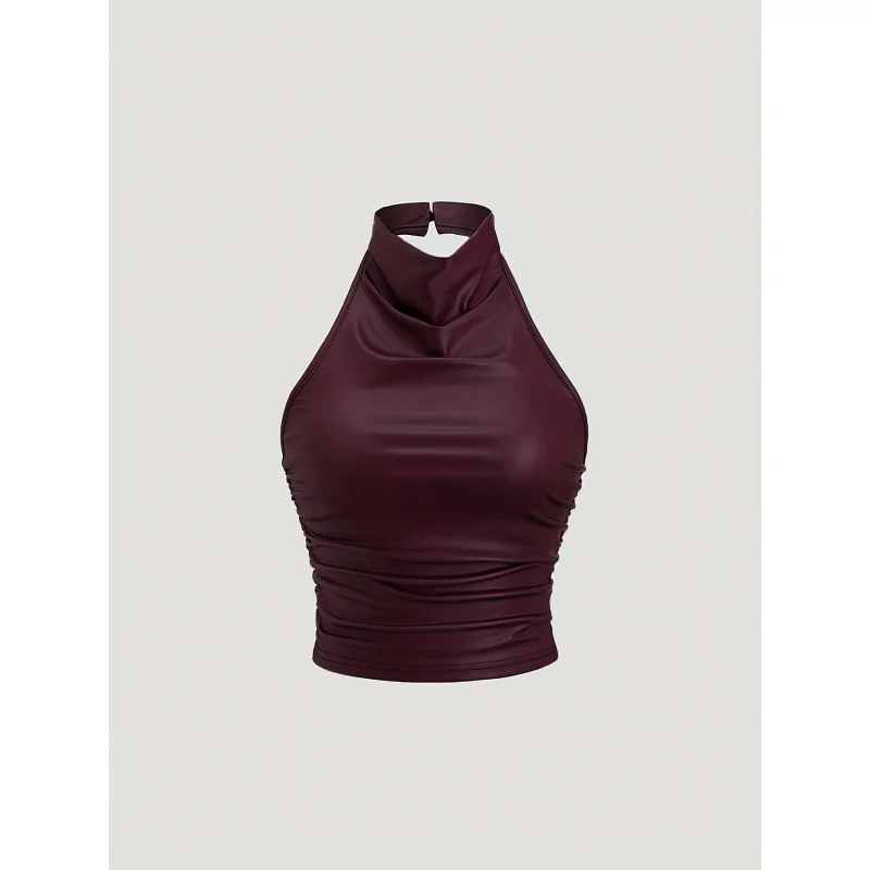 Women'S Stylish Top, a Sleeveless Blouse with Off-Shoulder Design, Featuring a Halter Neck And Backless Style, Suitable
Women'S Stylish Top, a Sleeveless Blouse with Off-Shoulder Design, Featuring a Halter Neck And Backless Style, Suitable