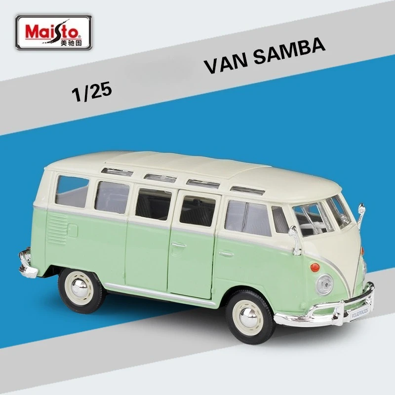 Модель автомобиля Maisto 1:25 VAN SAMBA, литая под давлением, из сплава, для декора, коллекционирования, игрушка, подарок.
Модель автомобиля Maisto 1:25 VAN SAMBA, литая под давлением, из сплава, для декора, коллекционирования, игрушка, подарок.