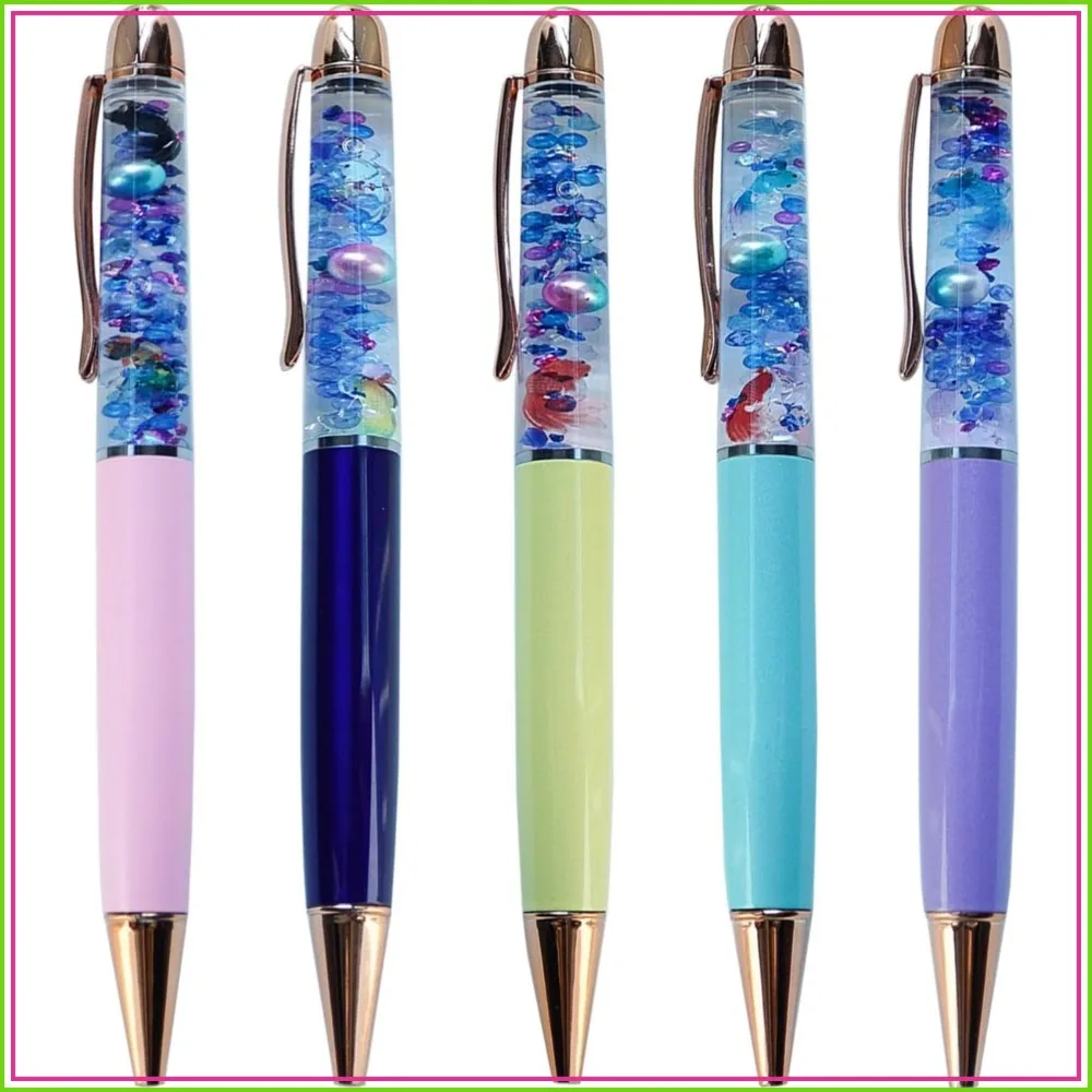 Koi Fish Glass Glaze 3D Floater Liquid Writing Journaling Office Pen Unique Gifts Set of 5
Koi Fish Glass Glaze 3D Floater Liquid Writing Journaling Office Pen Unique Gifts Set of 5
