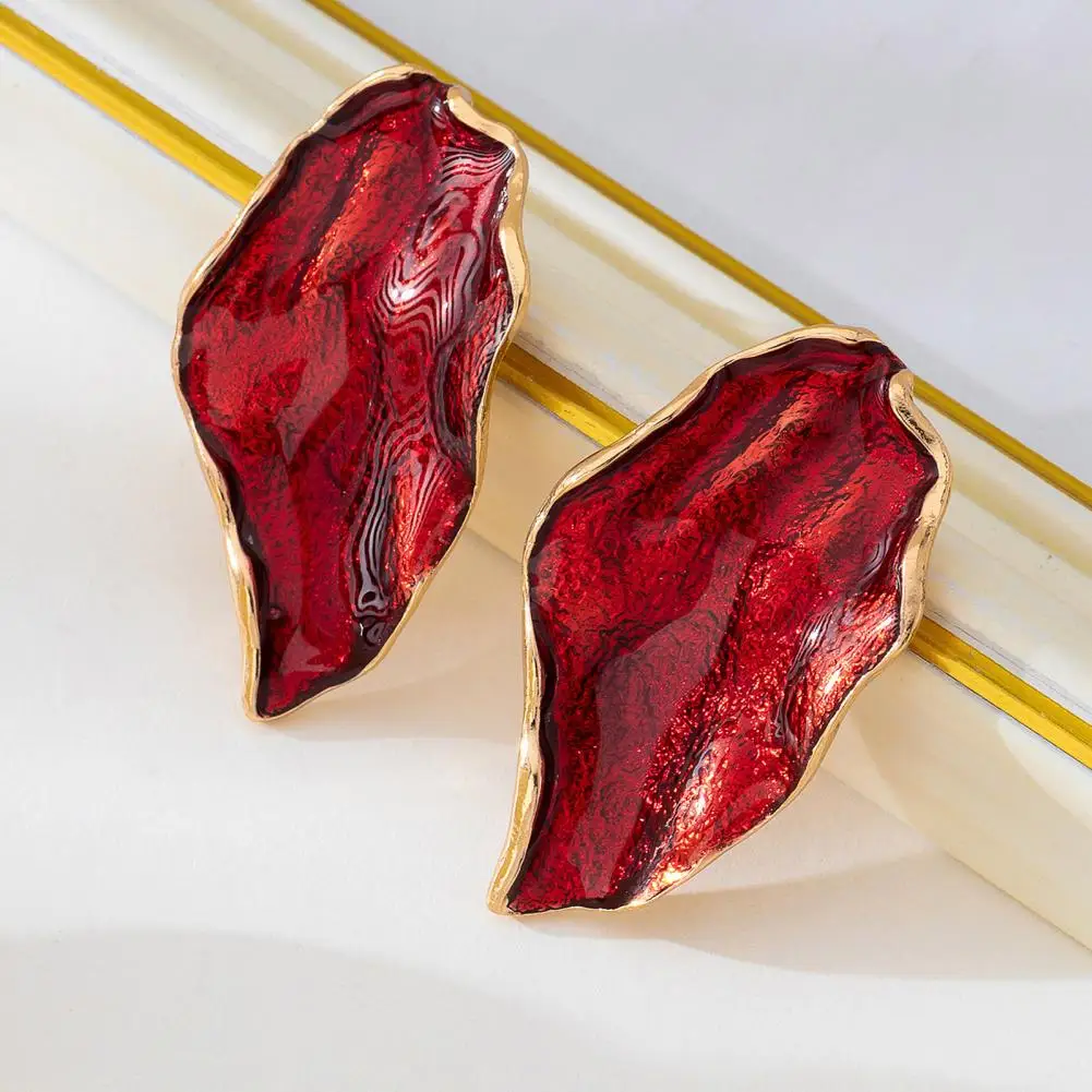 1 Pair Women Earrings Multi-Layer Fired Colorful Translucent Texture Enamel Glaze Earrings Petal Design Anti-Allergic Earrings J
1 Pair Women Earrings Multi-Layer Fired Colorful Translucent Texture Enamel Glaze Earrings Petal Design Anti-Allergic Earrings J