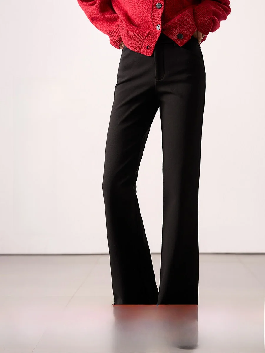 Slimming High Waist Wide Leg Pants Bla Casual Trousers Drapey Comfortable Flared Pants Spring Faion Ladies' Clothing
Slimming High Waist Wide Leg Pants Bla Casual Trousers Drapey Comfortable Flared Pants Spring Faion Ladies' Clothing