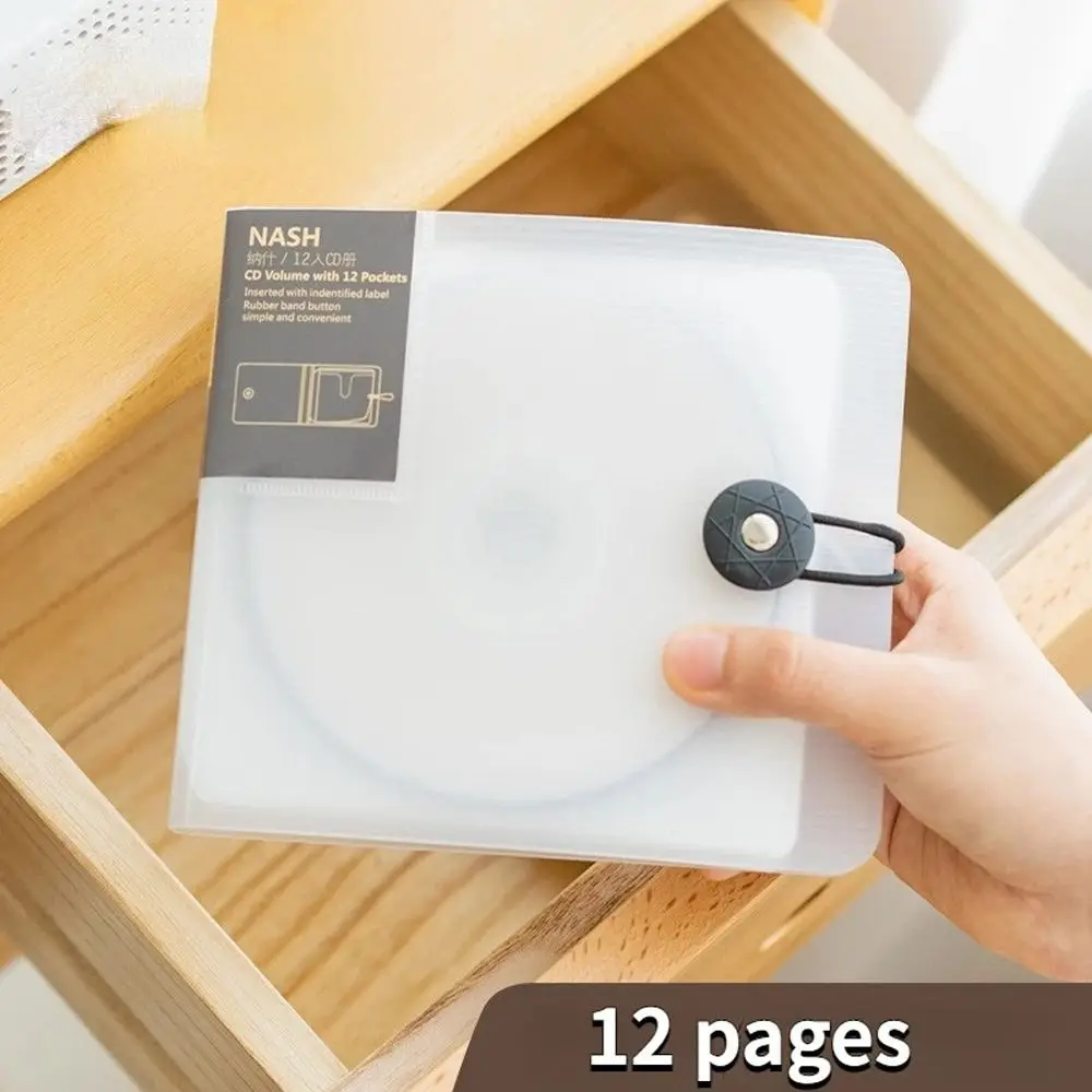 12 Pockets DVD CD Storage Case CD/DVD Case Wallet Storage Holder Booklet CD Sleeve Plastic Bag Album Box Cases With Buckle
12 Pockets DVD CD Storage Case CD/DVD Case Wallet Storage Holder Booklet CD Sleeve Plastic Bag Album Box Cases With Buckle
