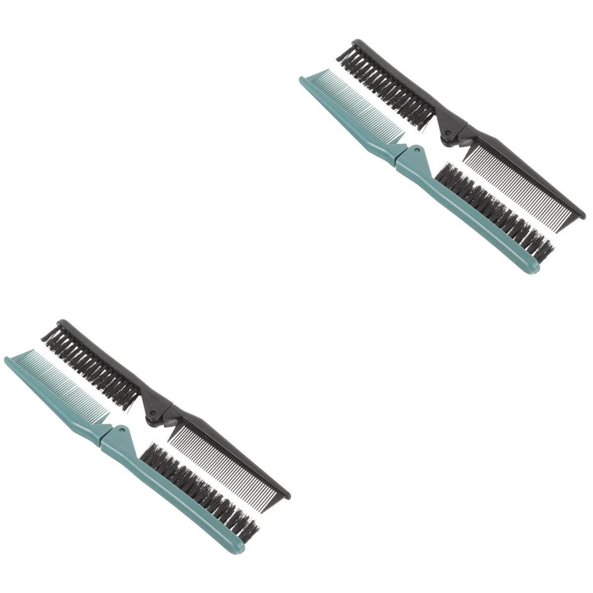 2 Count Double Teeth Folding Comb Travel Straight Curl Hair Brush for Women Bristle Braiding Tools Hairstyle Hairdressing
2 Count Double Teeth Folding Comb Travel Straight Curl Hair Brush for Women Bristle Braiding Tools Hairstyle Hairdressing