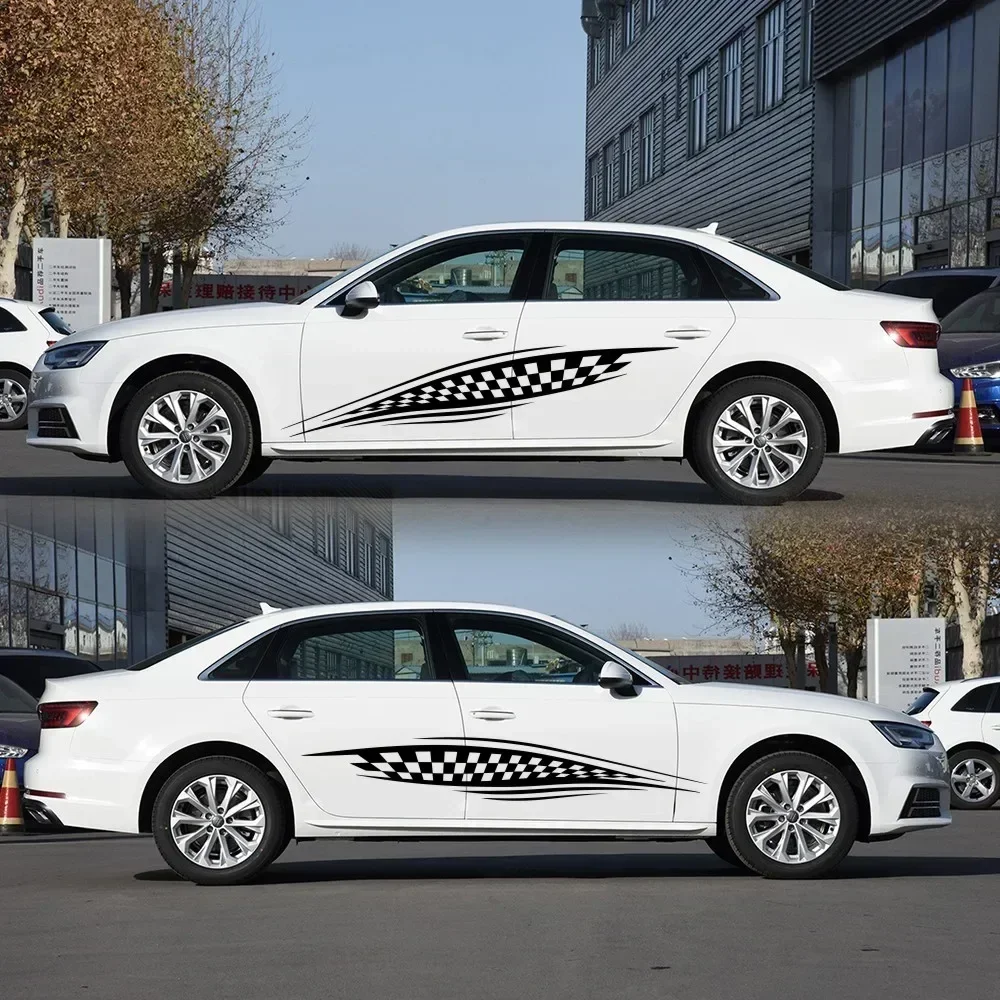 2 шт. Новые наклейки для автомобиля в стиле автоспорта: сетчатый тотем, спортивные полосы, стильные гоночные боковые виниловые наклейки, аксессуары для авто
2 шт. Новые наклейки для автомобиля в стиле автоспорта: сетчатый тотем, спортивные полосы, стильные гоночные боковые виниловые наклейки, аксессуары для авто