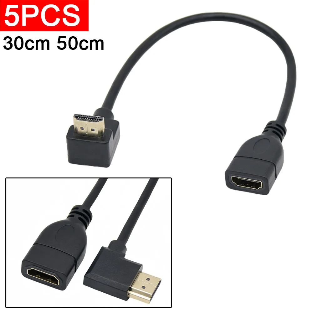 5pcs 90 Degree Angle Dual HDMI compatible Male To Female Converter Up Down Right Left Adapter HDMI Cable For DVD PS3 PC
5pcs 90 Degree Angle Dual HDMI compatible Male To Female Converter Up Down Right Left Adapter HDMI Cable For DVD PS3 PC