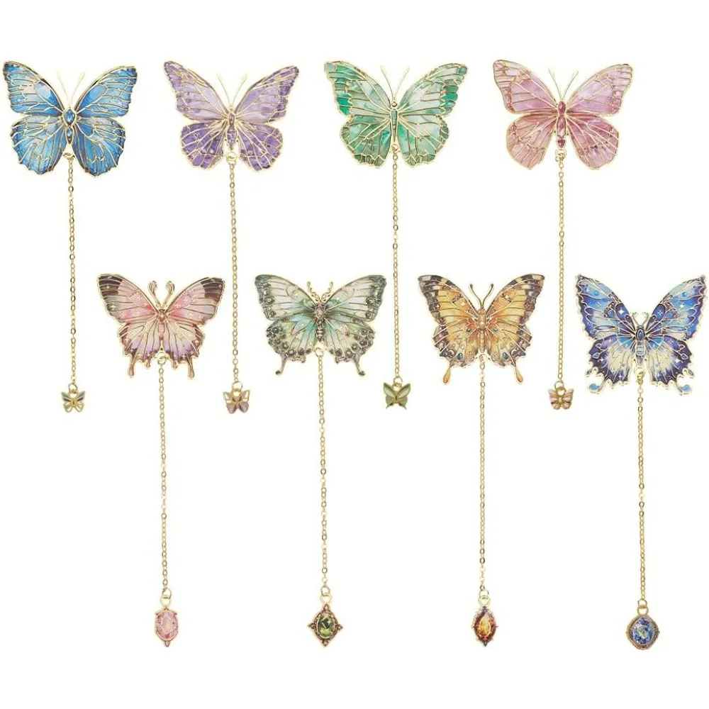 8 шт. закладки-бабочки для женщин, 8 стилей, латунные закладки-бабочки, золотой металл с подвеской-цепочкой, уникальные подарки для книг
8 шт. закладки-бабочки для женщин, 8 стилей, латунные закладки-бабочки, золотой металл с подвеской-цепочкой, уникальные подарки для книг