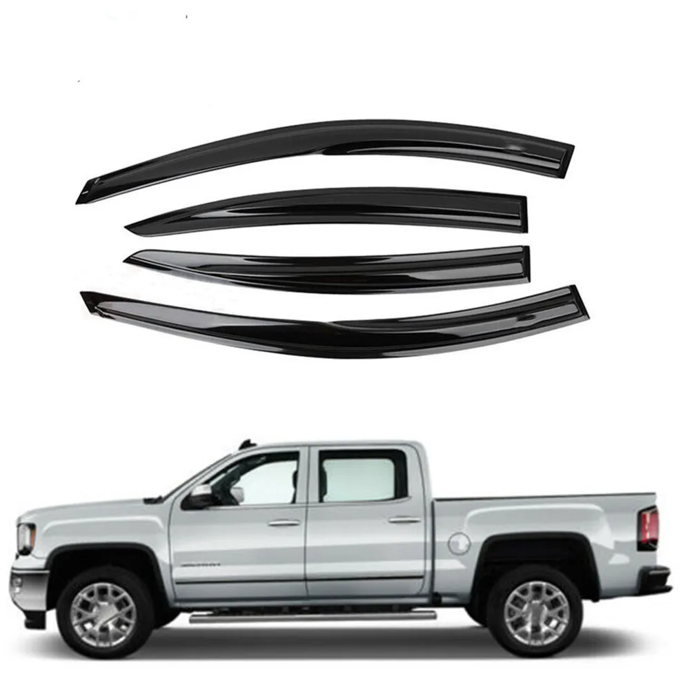 Для Chevrolet Chevy Silverado 1500 Crew Cab 2014-2018 оконный козырек от дождя защита от атмосферных воздействий ветровой дефлектор тонкий тент укрытие
Для Chevrolet Chevy Silverado 1500 Crew Cab 2014-2018 оконный козырек от дождя защита от атмосферных воздействий ветровой дефлектор тонкий тент укрытие
