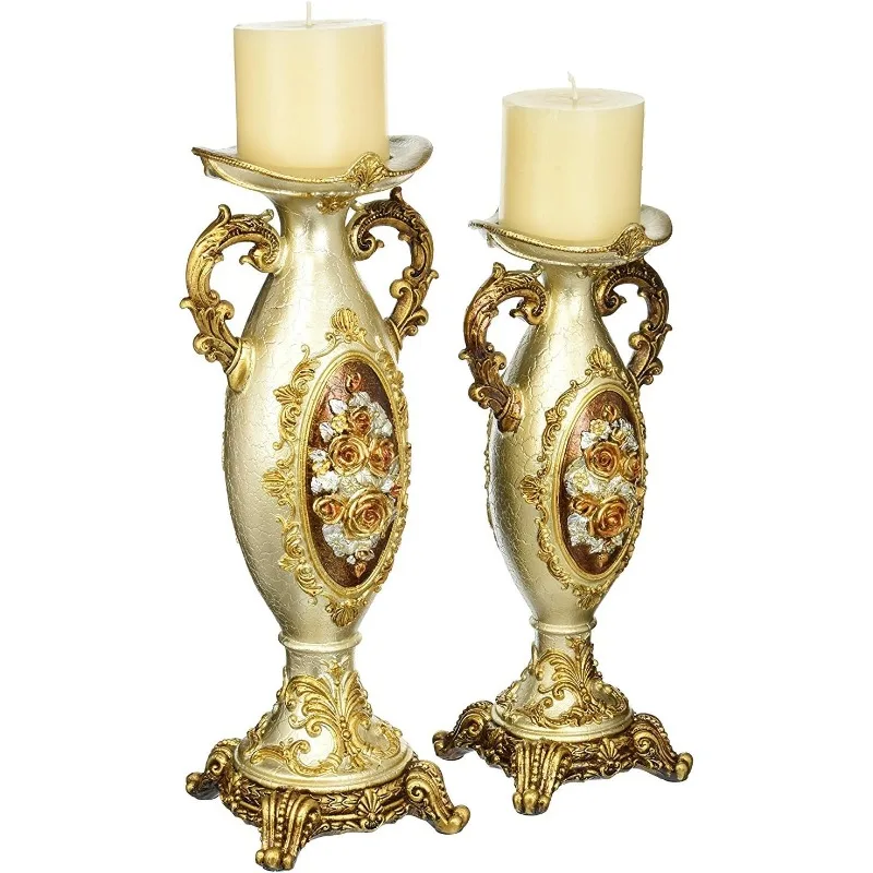 Rosie Candleholder Set Elegant Floral Victorian candle holder sets of two pieces
Rosie Candleholder Set Elegant Floral Victorian candle holder sets of two pieces