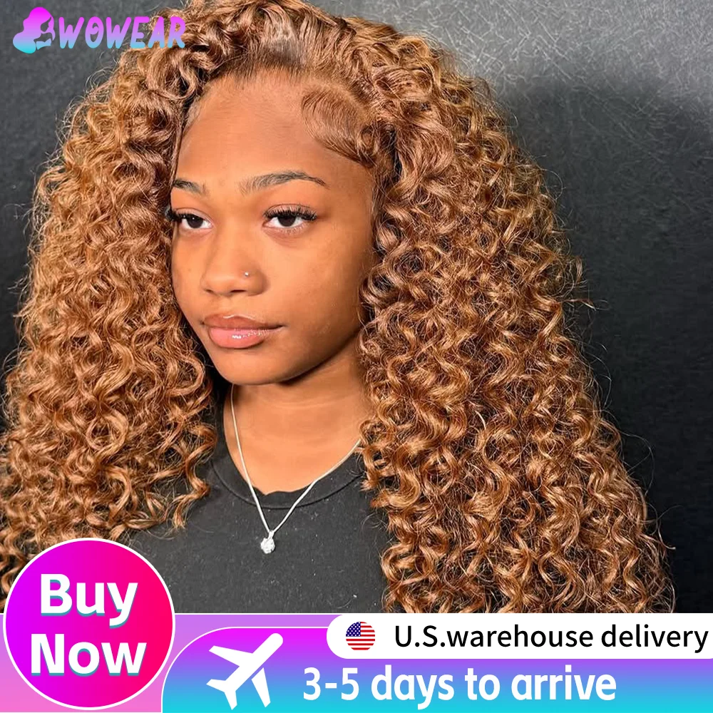 13x6 Water Wave Lace Front Wigs Human Hair Honey Blonde HD Transparent Lace Frontal Wigs Human Hair 220% Density #27 Color Curly Wigs Human Hair for Women Pre Plucked with Baby Hair
13x6 Water Wave Lace Front Wigs Human Hair Honey Blonde HD Transparent Lace Frontal Wigs Human Hair 220% Density #27 Color Curly Wigs Human Hair for Women Pre Plucked with Baby Hair