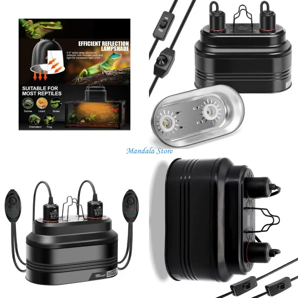 U2JC Twin Coffer Snake Heating System 160W ABS Construction 3 Varieties Clock Clock for Tort Olm Habitat 110V
U2JC Twin Coffer Snake Heating System 160W ABS Construction 3 Varieties Clock Clock for Tort Olm Habitat 110V