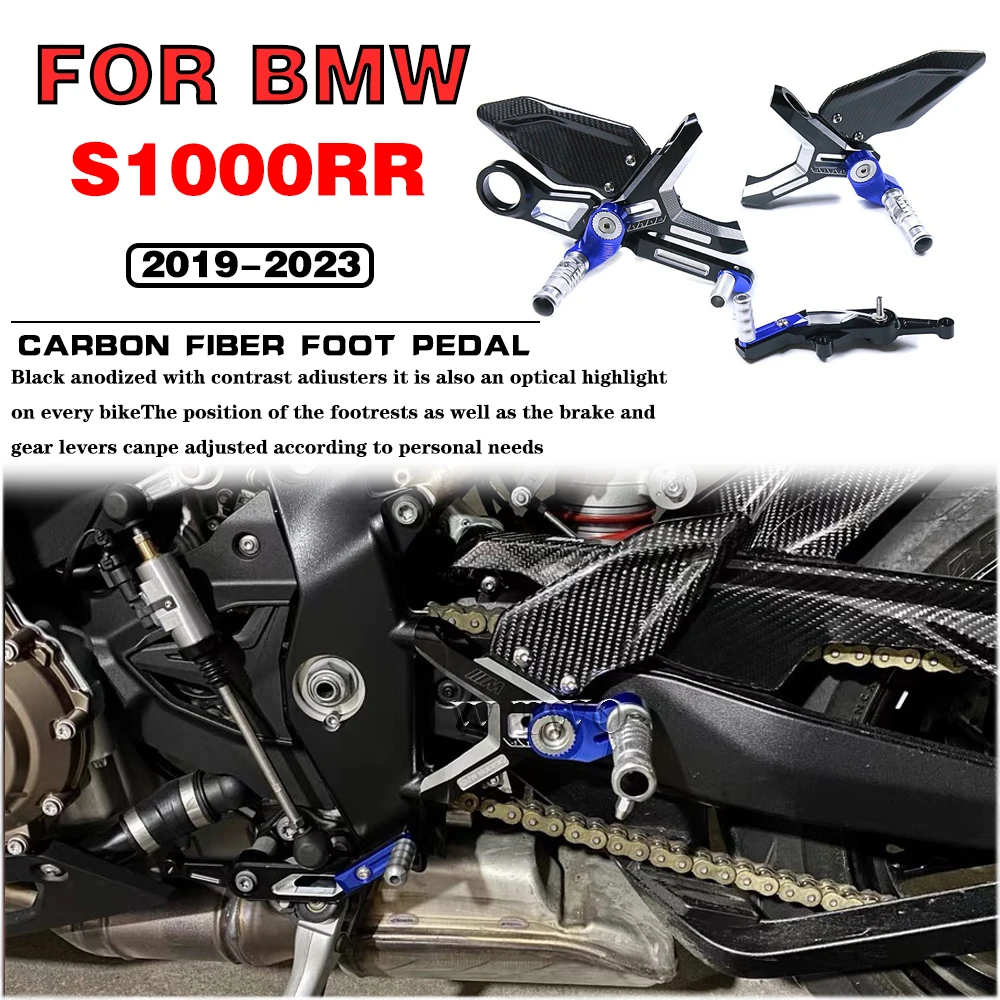 2023 S1000RR For BMW m1000rr 2019-2023 Carbon Fiber CNCAluminum Adjustable Motorcycle Rest Rearset Rear Set Foot Peg Shift pedal
2023 S1000RR For BMW m1000rr 2019-2023 Carbon Fiber CNCAluminum Adjustable Motorcycle Rest Rearset Rear Set Foot Peg Shift pedal