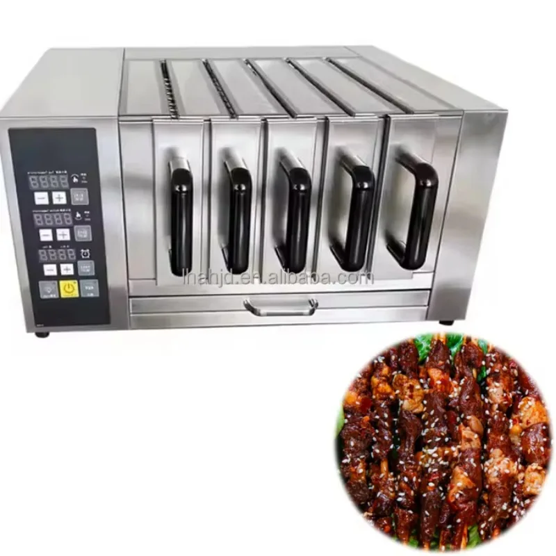 Automatic Rotating BBQ Grill Kebab Machine Home Smokeless Skewer Grilled Fish And Meat For Restaurant Use For Sale
Automatic Rotating BBQ Grill Kebab Machine Home Smokeless Skewer Grilled Fish And Meat For Restaurant Use For Sale