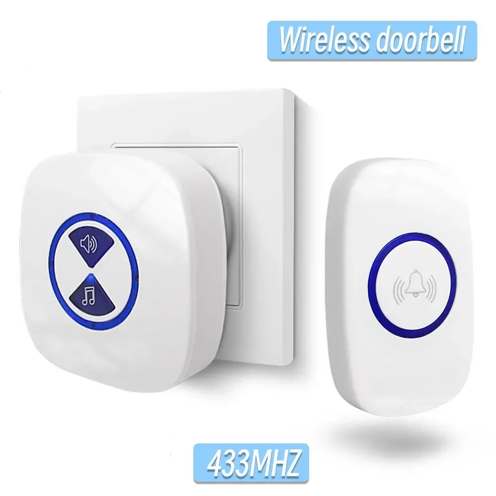 Wireless Doorbell FullHouse Waterproof Door Chime Kit Includes Push Button Transmitter and Plug In Receiver
Wireless Doorbell FullHouse Waterproof Door Chime Kit Includes Push Button Transmitter and Plug In Receiver