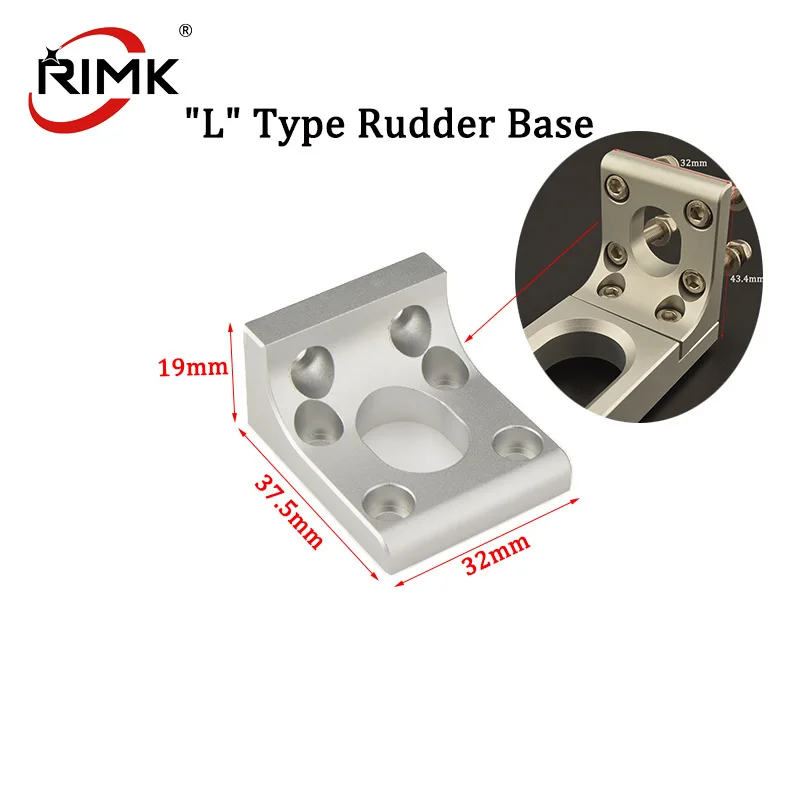 Good Quality CNC Aluminum Alloy "L" Type Rudder Base for RCGasoline Vessel Racing O Boat Large Rudder Water Pickup Parts
Good Quality CNC Aluminum Alloy "L" Type Rudder Base for RCGasoline Vessel Racing O Boat Large Rudder Water Pickup Parts