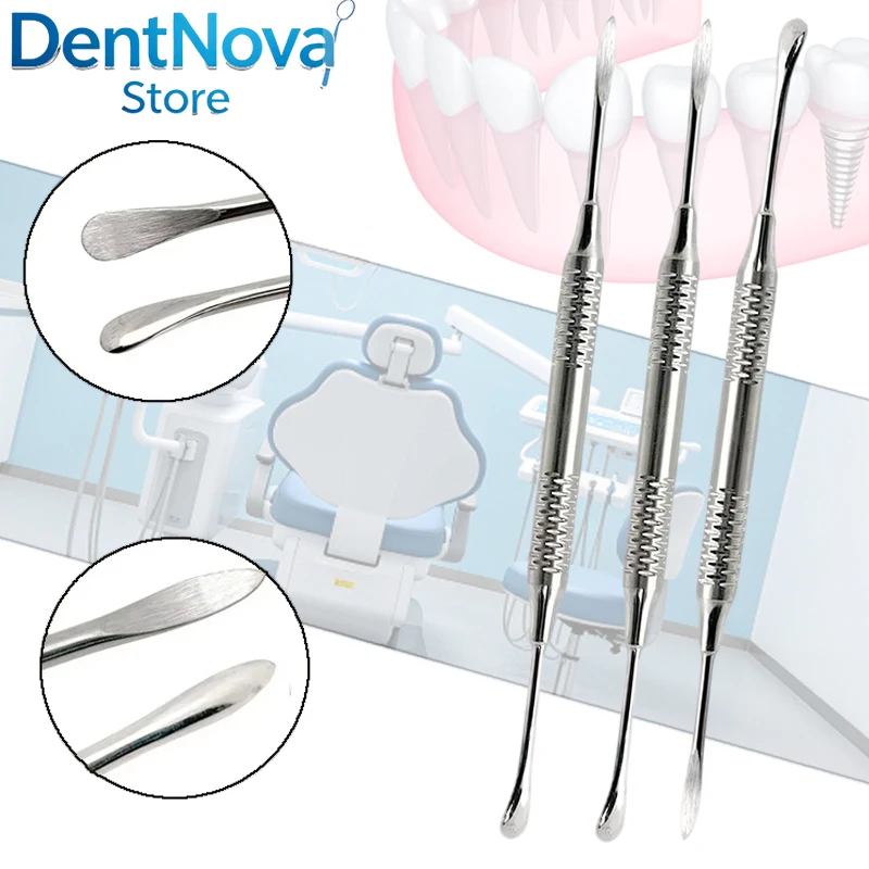 3pcs Dental Elevator Double Sided Implant Instrument For Periosteal Membrane Retracting Separating Autoclavable Steel
3pcs Dental Elevator Double Sided Implant Instrument For Periosteal Membrane Retracting Separating Autoclavable Steel